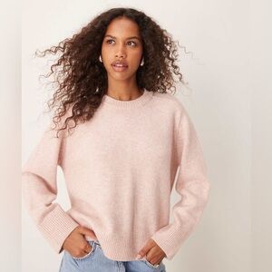 Abercrombie & Fitch Soft Pink Crewneck Sweater